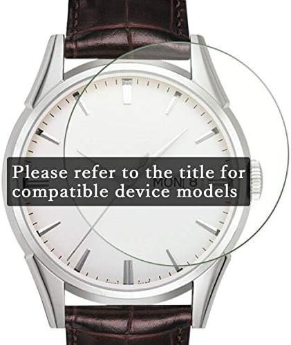 Synvy [3 Pack] מגן מסך, התואם ל- Crepha BT-AM077-BKP TPU Film Smartwatch Smart Watch מגנים [זכוכית לא מזג]